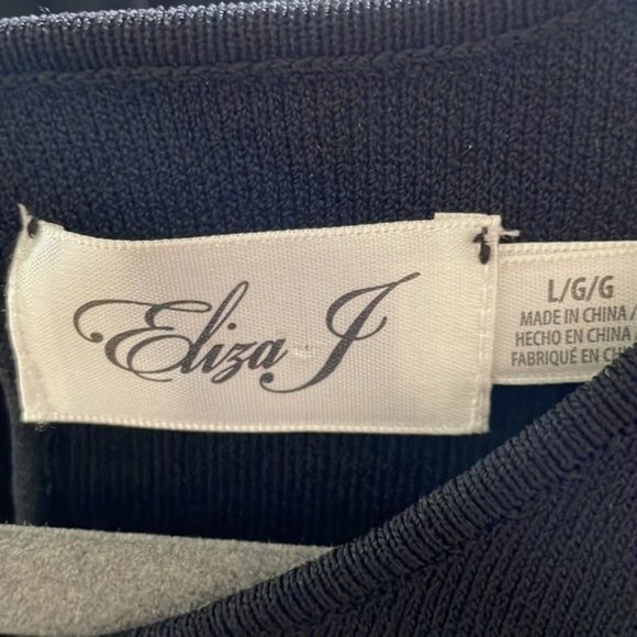 Eliza J Bell Sleeve Knit Sweater Size L - Picture 7 of 8